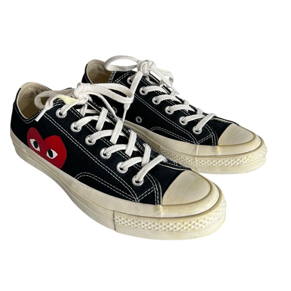 Converse x Comme Des Garçons Play Chuck Low One Heart Black